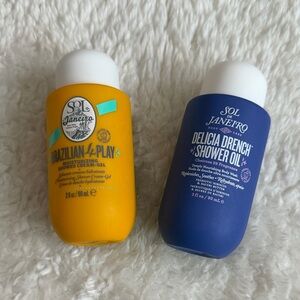 New Sol de Janeiro Brazilian 4-Play & Delicia Drench shower oil set - 3oz